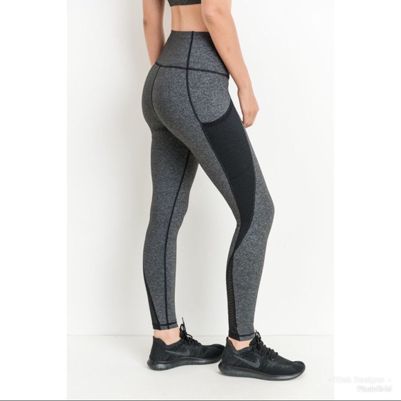 ❤️Mono B Highwaist Helix Trellis Mesh Leggings! - Picture 2 of 8
